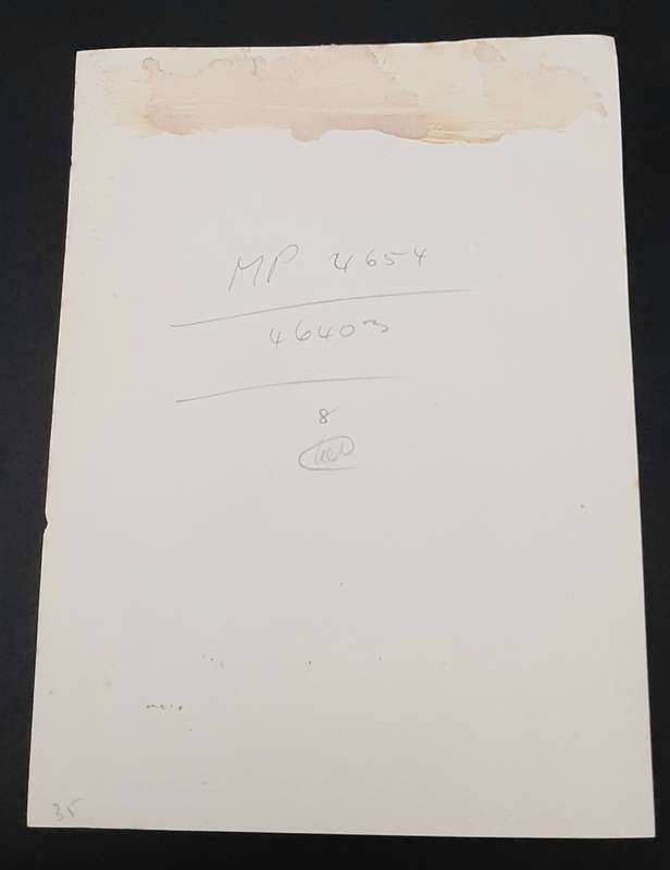 **WW2: U.S. Army Military Policeman B/W Photographic Portrait (21cm x 17cm)**