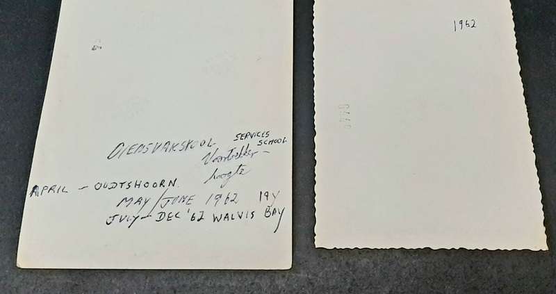 **1960s SADF : Officer Training Depot 'Services School' Photographs x2 **