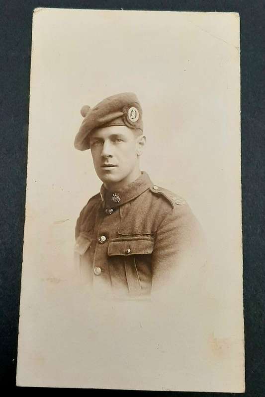 **RARE: WW1 UDF SA Expeditionary Force Serviceman Portrait Photograph (France).**