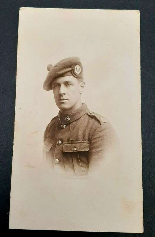 **RARE: WW1 UDF SA Expeditionary Force Serviceman Portrait Photograph (France).**