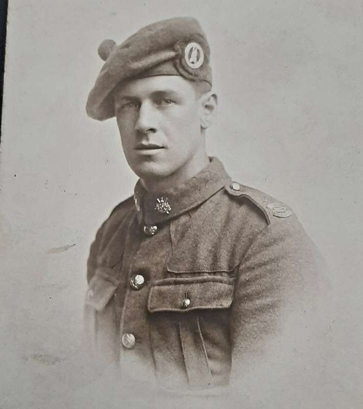 **RARE: WW1 UDF SA Expeditionary Force Serviceman Portrait Photograph (France).**
