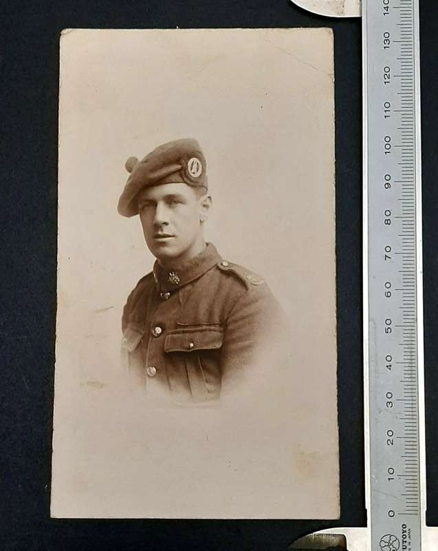 **RARE: WW1 UDF SA Expeditionary Force Serviceman Portrait Photograph (France).**