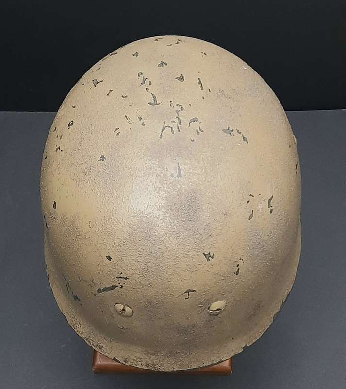 Rare German GSG-9 Police 1970s Ballistic Fibre Helmet w/ Strap (59/60)