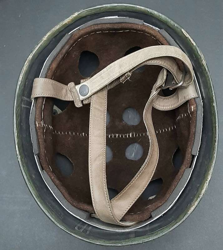 Rare German GSG-9 Police 1970s Ballistic Fibre Helmet w/ Strap (59/60)