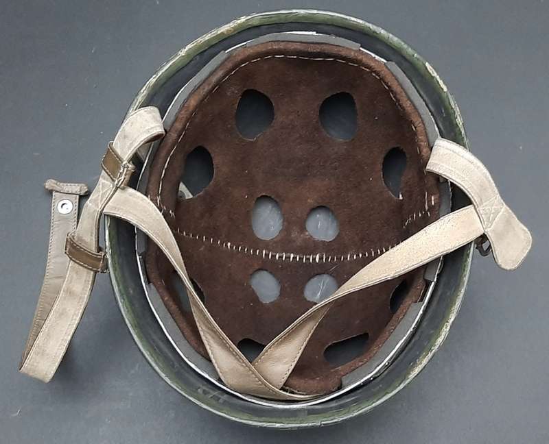 Rare German GSG-9 Police 1970s Ballistic Fibre Helmet w/ Strap (59/60)