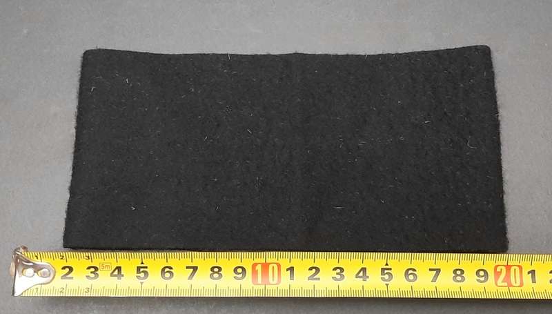 **Border War: 1970s SADF Officer's Ceremonial Mourning Arm Band (Medium).**