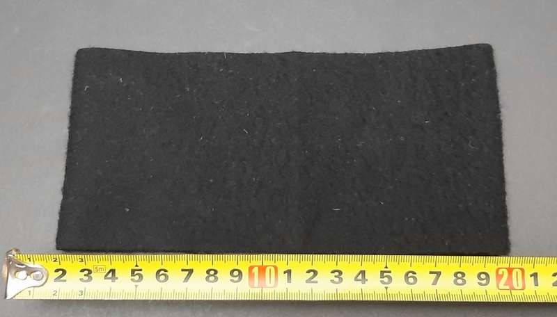 **Border War: 1970s SADF Officer's Ceremonial Mourning Arm Band (Medium).**