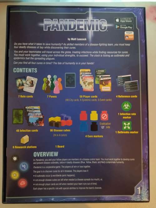 Pandemic board game