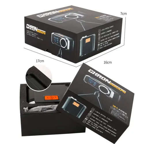 LCD Chronometer - Ballistics measurement of bullets and pellets.