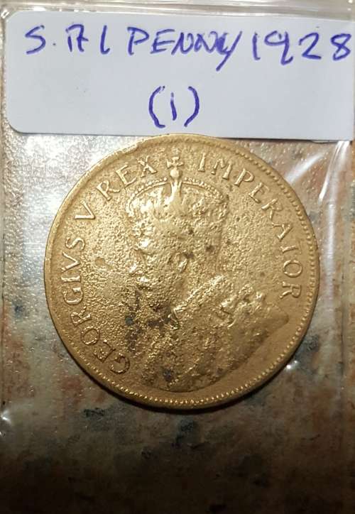 South African 1928 1 penny