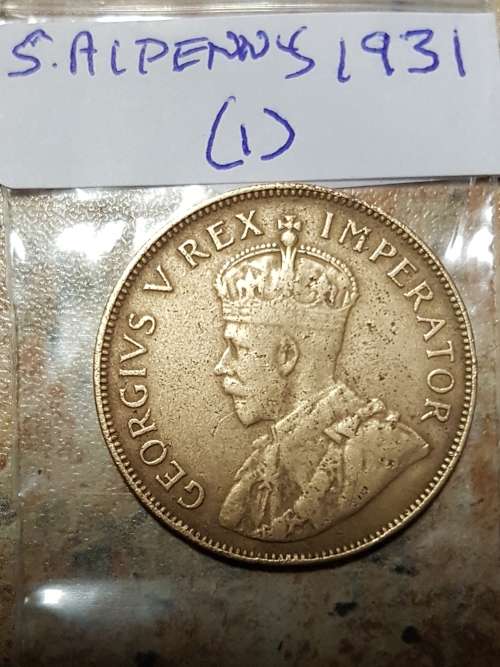 South African 1 penny1931