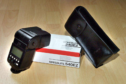 BRAND NEW!!!  CANON  ''SPEEDLITE  540EZ'' FLASH!!   R1   NO RESERVE!!!!