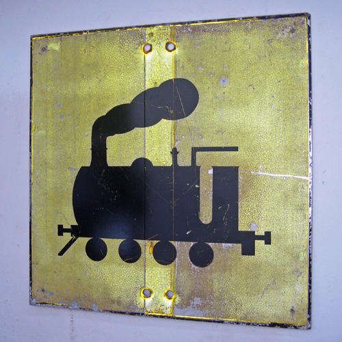SAR Level crossing sign - old