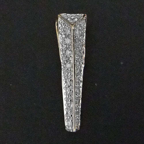 100% REAL, SOLID 10KT YELLOW GOLD NATURAL DIAMONDS PENDANT