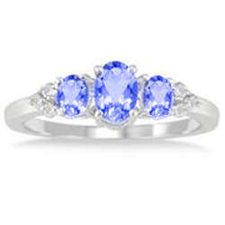 Guaranteed 100% REAL NATURAL, SOLID 14KT WHITE GOLD 1.79CT NATURAL TANZANITE AND DIAMOND RING