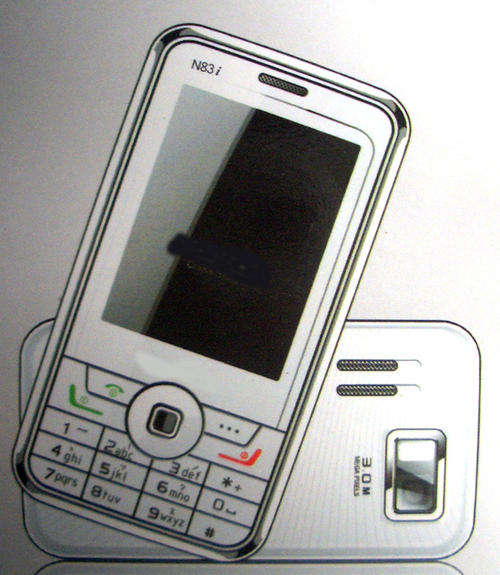 Black color phone , #83i