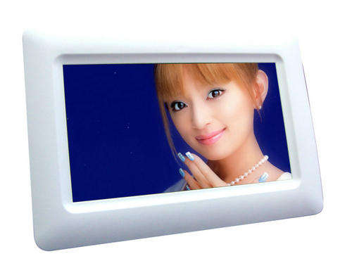 7" DIGITAL PHOTO FRAME ,HD COLOR SCREEN,  2 in1 card slot: SD/MMC, ULTRA THIN, BUILD-IN 8MB