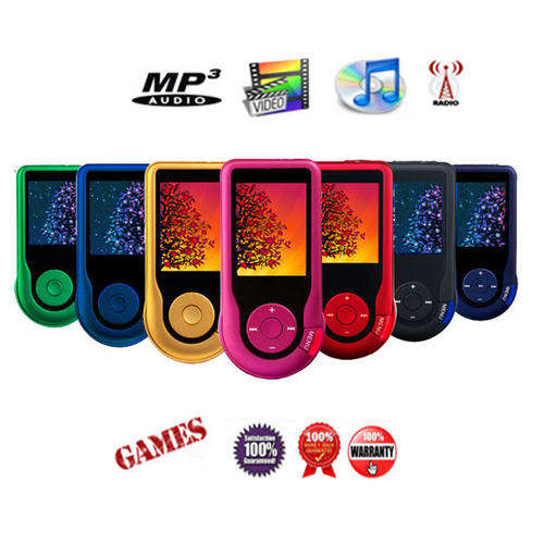 MP4/MP3 PLAYER, 2GB INTERNAL MEMORY, GAMES, PHOTOS, RADIO, EBOOK, VIDEO, MUSIC, #1820