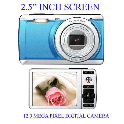 2.5 INCH LCD 12MP 8X Digital Zoom Digital Camera - E80