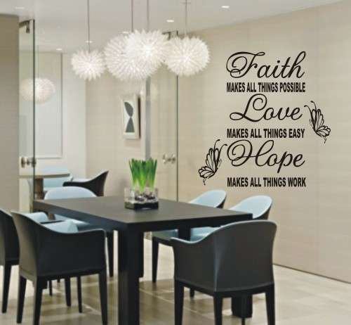 VINYL DECAL -  FAITH