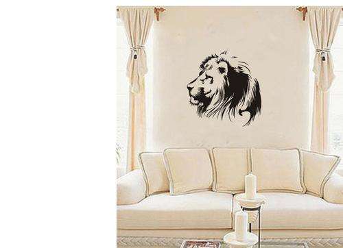 LION HEAD VINYL DECAL