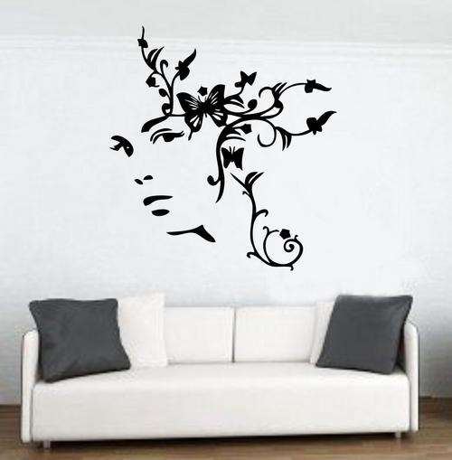 VINYL DECAL -BUTTERFLY FACE