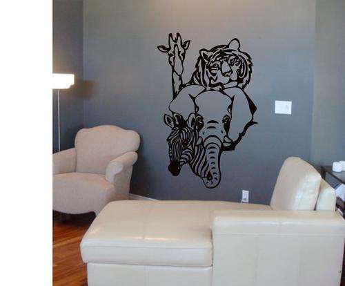 GROUP ANIMAL VINYL DECAL