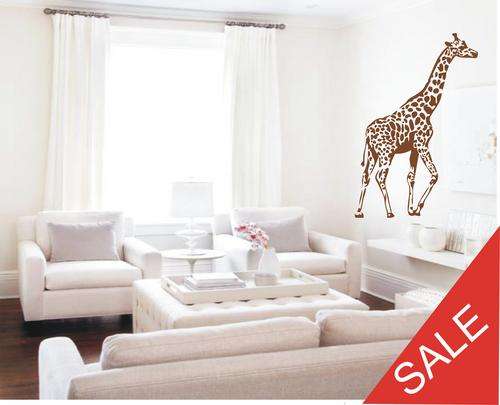 VINYL DECAL LARGE GIRAFFE - ONLY 2 AVAILABLE