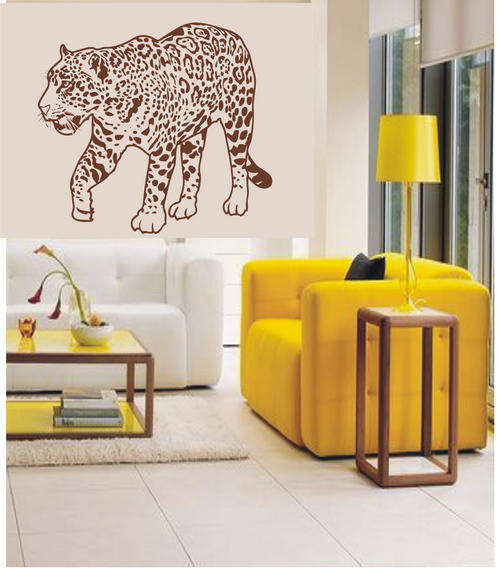 VINYL DECAL - large leoppard