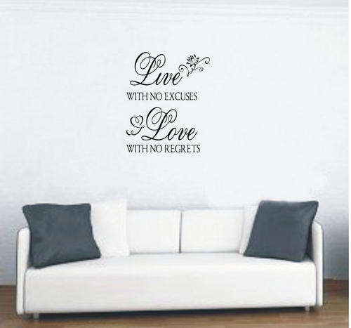 VINYL DECAL - REGRETS