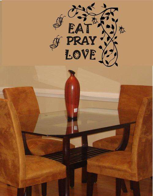 VINYL DECAL - EAT PRAY LOVE