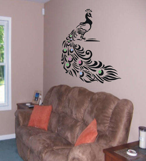 VINYL DECAL - PEACOCK 5