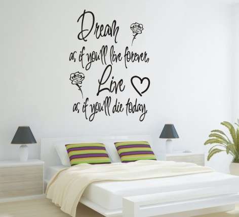 ON SPECIAL - 1 ONLY - BLACK VINYL DECAL - DREAM