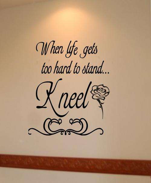 VINYL DECAL-KNEEL