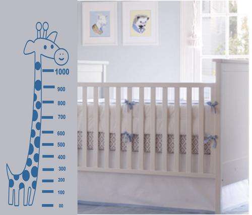 VINYL DECAL - GIRAFFE METER STICK