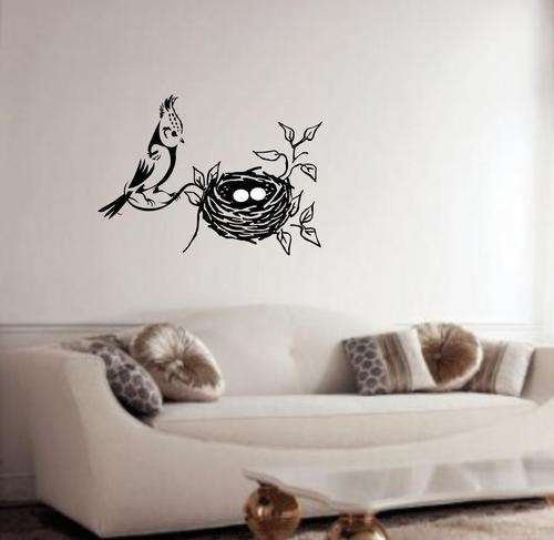 VINYL DECAL - BIRDS NEST