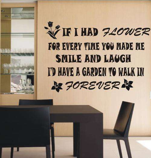VINYL DECAL - GARDEN