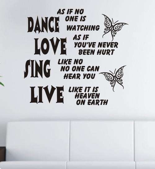 DANCE LOVE VINYL DECAL