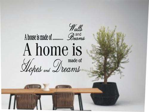 VINYL DECAL - A HOME