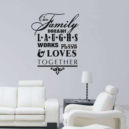 VINYL DECAL - OUR FAMILY