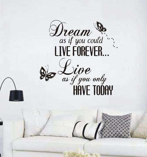 WALL DECAL - LIVE TODAY