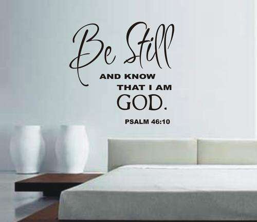 BE STILL