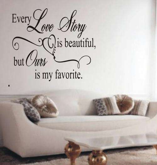 VWALL DECAL- LOVE STORY