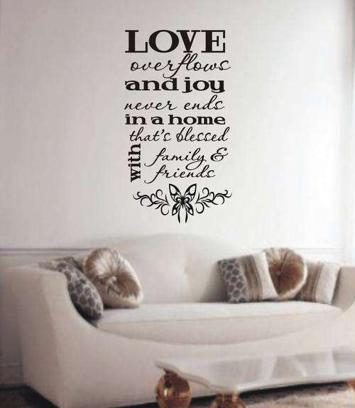 WALL DECAL - FAMILY AND FRIENDS