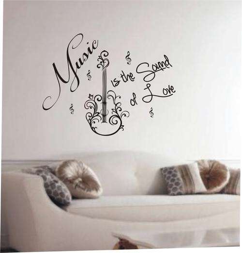 WALL DECAL - MUSIC LOVE
