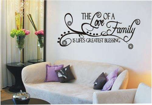 WALL DECAL - LOVE OF FAMILY