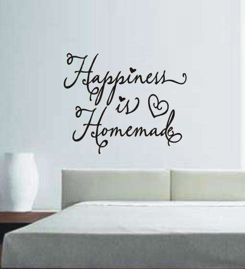 WALL DECAL - HAPPINESS  (PLEASE LOOK AT MY SPECIAL SHIPPING RATES FOR 3 DECALS OR MORE)