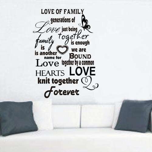 WALL DECAL - LOVE FAMILY