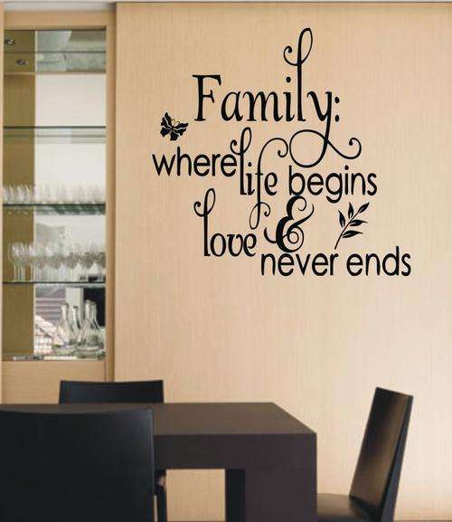 WALL DECAL - LIFE BEGINS