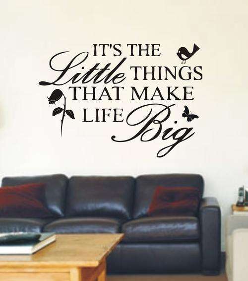 WALL DECAL - LITTLE THINGS